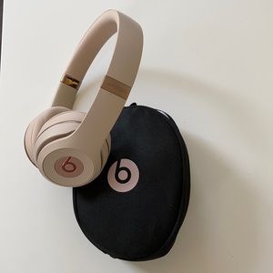 Light pink Beats headphones